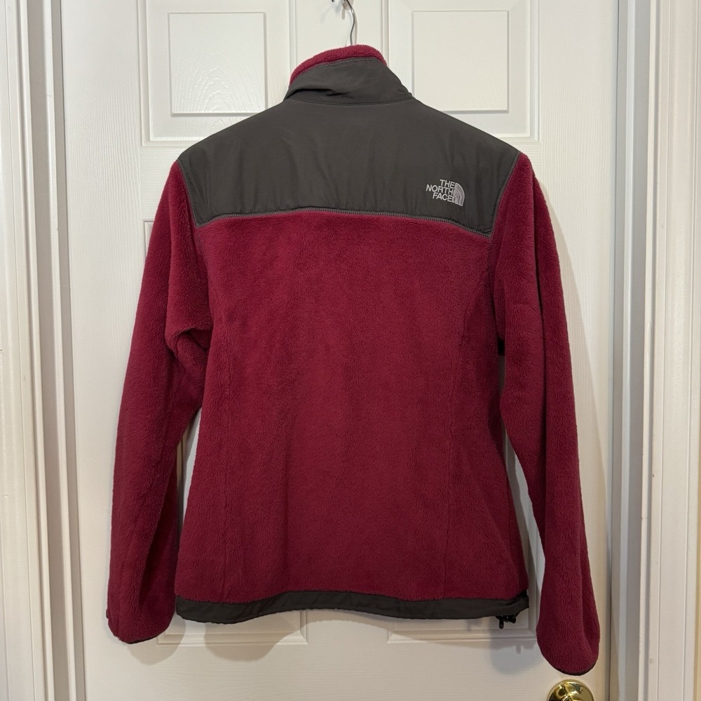 The‎ North Face Women's Thermal Full Zip Jacket, Medium, Berry & Gray, Polartec - Picture 4 of 8